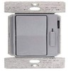 Eaton DLC03P-GY 300-Watt Dimmable LED/Compact Fluorescent/600-Watt Incandescent/Halogen Decorator Dimmer with Preset, Gray