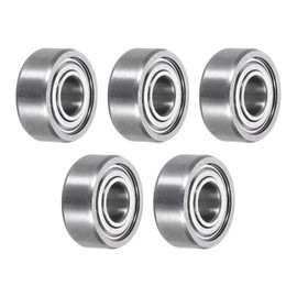QUARKZMAN 5 Stück MR104ZZ Miniatur-Rillenkugellager 4x10x4mm Doppelt geschirmte Lager für Elektromotoren, Haushaltsgeräte, Gartengeräte, P5 (ABEC 5)