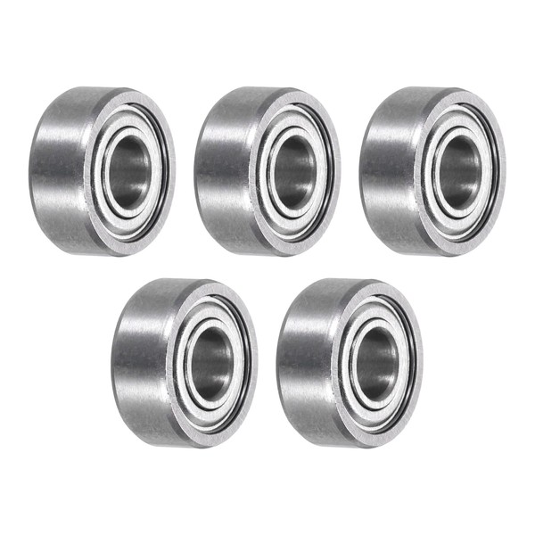 QUARKZMAN 5 Stück MR104ZZ Miniatur-Rillenkugellager 4x10x4mm Doppelt geschirmte Lager für