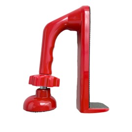 Portable Door Lock Security Device, Aluminum Alloy Non-Slip Device, Portable Door Security Lock for Travel/Apartment/Safety Self Defense/Personal Protection. (red)