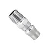 Set of 4 Air Couplers Heavy Duty Nickel Plated Steel