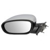 Replacement Drivers Power Side View Mirror Heated Chrome Cover Compatible