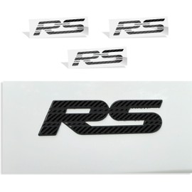 RS Badge Overlay Decals - 93-02 Camaro RS - (Color: Carbon Fiber)