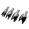 ENET New 8PCS Carbon Steel Wood Plug Hole Cutter Drill