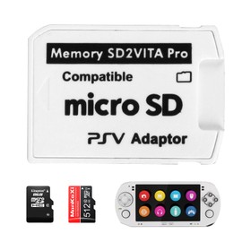 Ultimate Version SD2Vita 5.0 Memory Card Adapter for PS Vita PSVSD Micro SD Adapter Compatible with HENkaku Enso System SD2Vita Convertor for PS Vita 1000 2000 Memory Card Full Coverage
