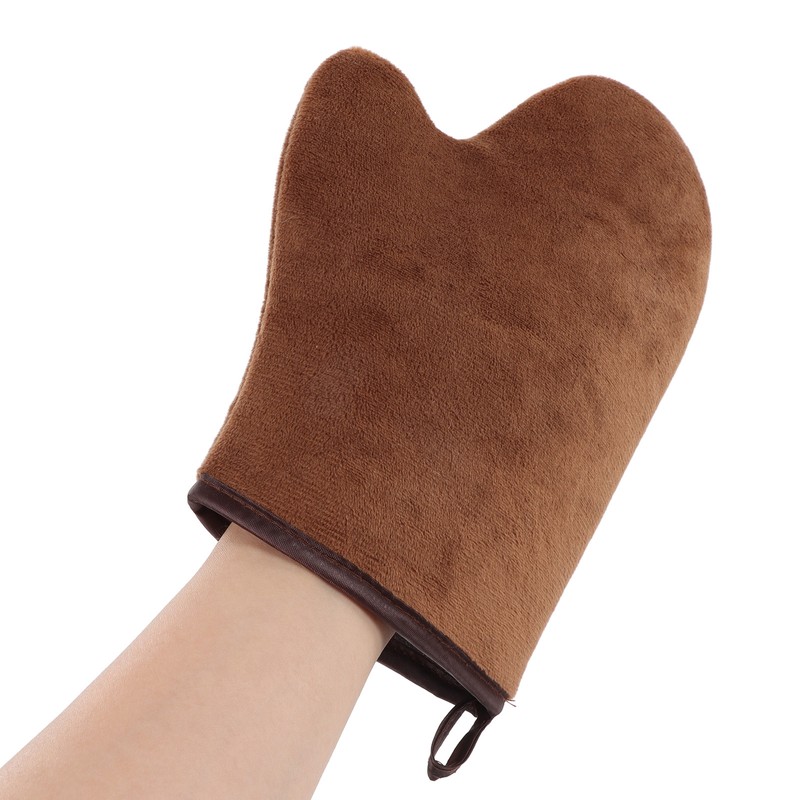 4 Pcs Self Tanner Mitt Tanning Oil Paint Exfoliating Soft