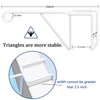 Zacool Vinyl Fence Hooks-2 Pack 5 x 10 Inches Over