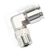 TAILONZ PNEUMATIC PL10-01 2pcs Nickel Plated Male Elbow 0.4 inch