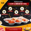 G4GADGET Disposable Muffin Tins 6-Cup – Bulk Pack Aluminum Foil