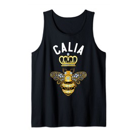 Calia Name Calia Birthday Gifts Queen Crown Bee Calia Tank Top