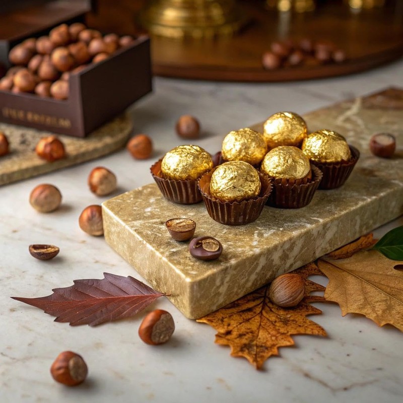 Ferrero Collection, Premium Assorted, Hazelnut, Dark Chocolate and Coconut, 24