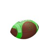 WILSON GST SpeedSkin Hylite Football - Brown/Green, Junior Size