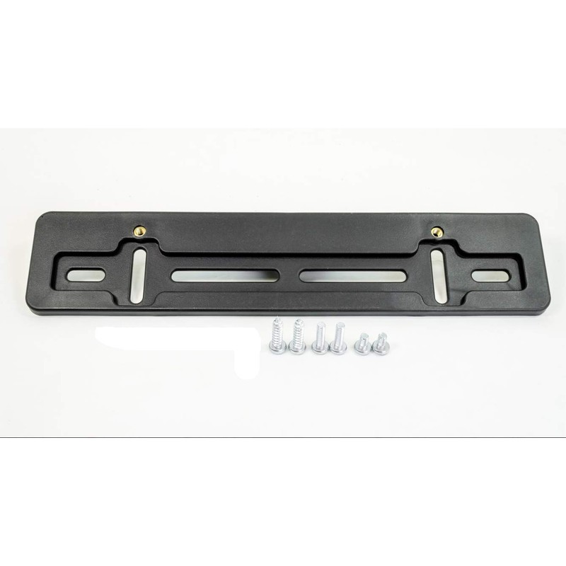 2 Front License Plate Tag Holder Mounting Adapter Bumper Kit
