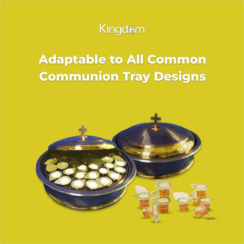 Kingdom Prefilled Communion Cup with Wafers(250ct-white juice) Sealed in a
