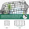 ANZOME Bicycle Basket Luggage Net & Waterproof Cover, Bicycle Basket