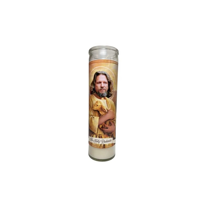 His Holy Dudeness Devotional Prayer Saint Candle