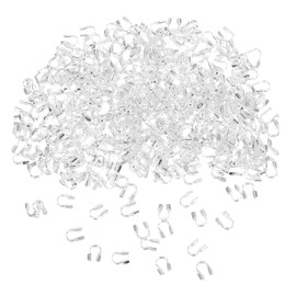 DOITOOL 400pcs Copper Wire Guardian Protector: U-Shaped Cord Protector Jewelry Findings for DIY Craft - Wire Guard Necklace Bracelet Making Supplies