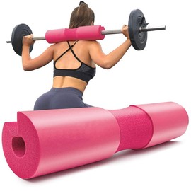 Foam Squat Barbell Pad for Summer Gift, Lunges & Bar Padding for Hip Thrusts, Fitness Equipment for Home Gym Sports Fitness, Sports Accessories, Gift for Him, Gymtok, Fitness Accessories, Christmas, Christmas Gift - Color: Hot Pink, Specification: 1 Coun