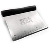 Vel. Professional Stainless Steel Dough Pastry Cutter Scraper - Ergonomic
