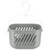 Gatuida Plastic Storage Basket with Hook, Hanging Shower Kitchen Organizer,