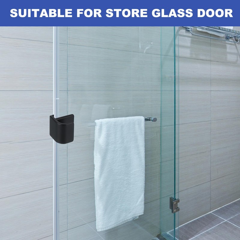 PATIKIL 15/16" Glass Door Pull Handle, Stainless Steel 2Pcs No