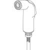Delta RP54235WH Classic Spray Hose and Diverter Assembly, White