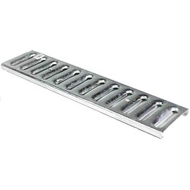 6" Wide Galvanized Slotted Grate NDS Duraslope Load Class B