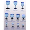 MexHandcraft Cobalt Blue Rim 2.5 oz Tequila Sippers (set of