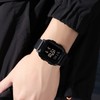 Datirzyx Digital Watch, Men's Soft Band, Waterproof Watch, Cool Digital