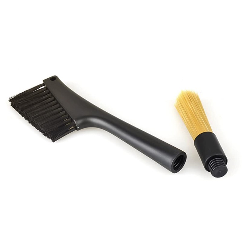 ADBZEN Coffee Cleaning Brush Removable Dual Purpose Dusting Coffee Brush