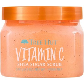 TREE HUT, Vitamin C Shea Sugar Scrub, Exfoliante Corporal de Azúcar Natural con Manteca de Karité y Vitamina C, Exfolia e Hidrata la Piel, 510 gramos