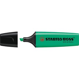 Highlighter - STABILO BOSS ORIGINAL - Pack of 3 - Turquoise