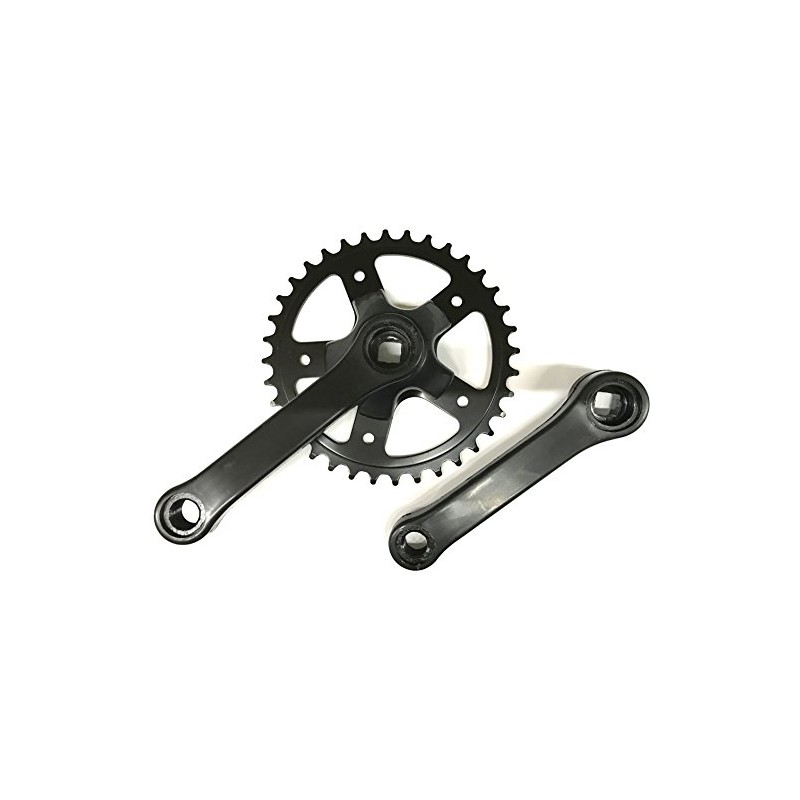 Crankset 36T Steel Black 127 mm