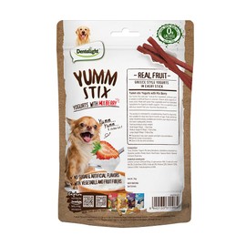 Dentalight - Yumm Stix Tuna Yogurts Stick Dog Treat Training Snack 70g, (70g, Mix Berry)