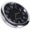 Toyvian Stick on Dashboard Car Clock Mini Tiny Small Luminous