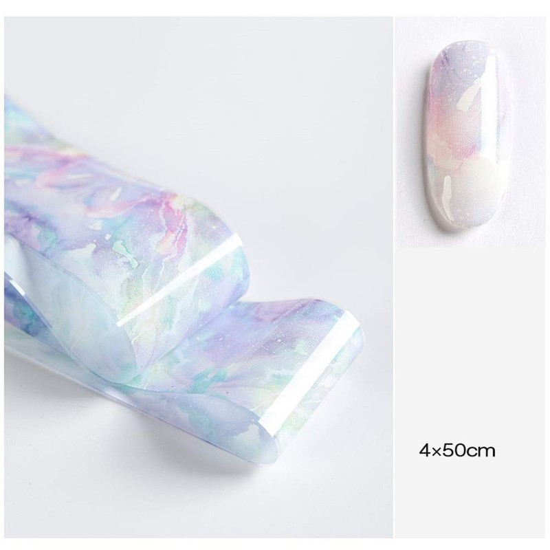 10 Stickers 50cm Laser Starry Sky Nail Foil Nail Decor