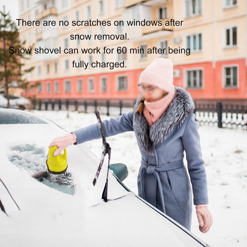 USB Charging Electric Snow Scraper Multifunction Ice Scraper Car Windshield