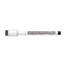 Kokuyo Whiteboard Markers with Eraser, Extra Fine Black 10 Count