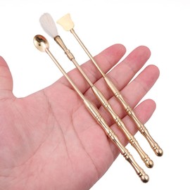 Namvo 3Pcs Incense Making Kit, Incense Mold Tool Kit Set with Incense Spoon Shovel Brush for DIY Fragrance Accessory for Yoga Meditation