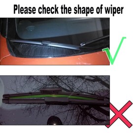 Limpiaparabrisas Juego de escobillas limpiaparabrisas delanteras y traseras for Renault Captur Kaptur 2020 2019 2018 2017 2016 26 "16" 12 3 uds. para uso en todas las estaciones