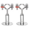 sourcing map Wall Mount Ceiling Mount Pipe Support, 304 Stainless