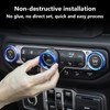 CHQLPBF Knobs Ring Covers Compatible with 2018-2021 Jeep Wrangler JL