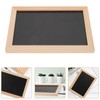 ULTNICE Wooden Chalkboard Double-Sided Message Board with Hanging String for