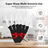 targzier Paring Knife Set of 6,Premium Paring Knives,Stainless Steel Vegetable&Fruit