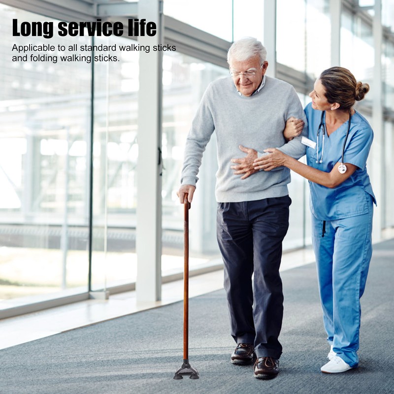 Crutch Tip Slip Proof Walking Cane Foot Tip Good Stability