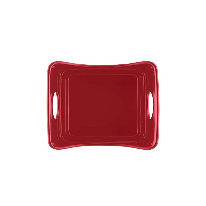 Rachael Ray Solid Glaze Ceramics Bakeware / Lasagna Pan /