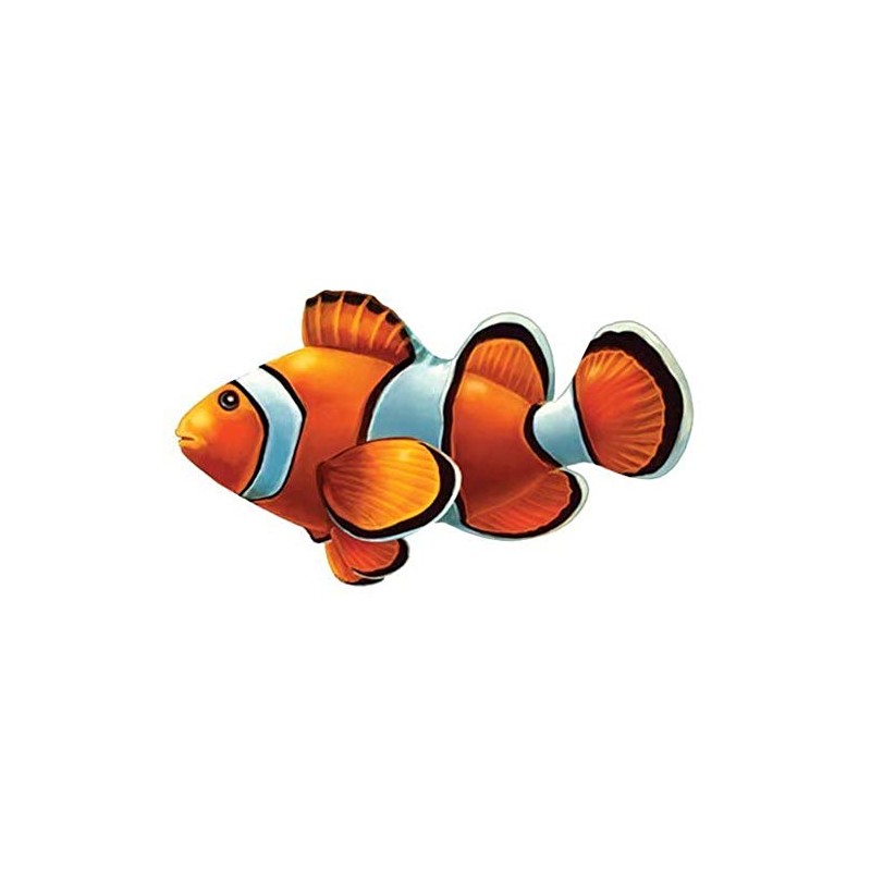 Clown Fish Porcelain Swimming Pool Mosaic (5" x 3")