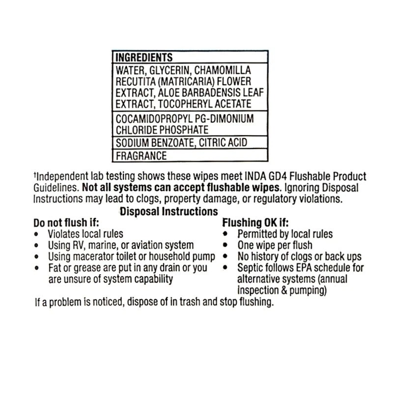 Equate Hypoallergenic Flushable Wet Wipes, Fresh Scent, 240 Wipes, 5