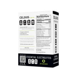 CELSIUS Hydration™ Lemon Lime, Sugar Free Electrolyte Hydration Drink Mix (Pack of 14)