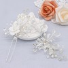 Oriamour 2Pcs Bridal Hair Accessories,Gold Wedding Hair Pins Pieces With